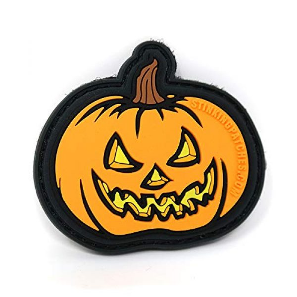 Stinking Patch Co. Airsoft Morale Patch 1 Jack o' Lantern Pumpkin Tactical Patch | Halloween Morale Patch