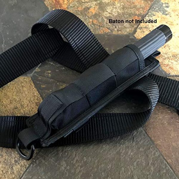 Miles Tactical Tactical Pouch 5 Miles Tactical ASP Molle Baton Holder Pouch fits Expandable Batons and Flashlights