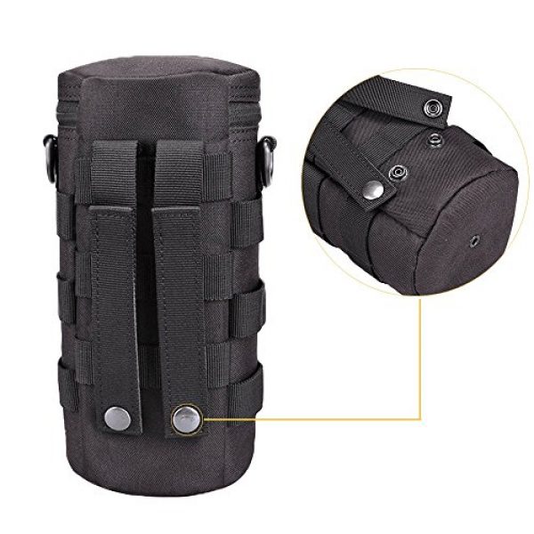 AMYIPO Tactical Pouch 4 AMYIPO Water Bottle Pouch Molle Tactical Holder Storage Bag for 32oz Carrier