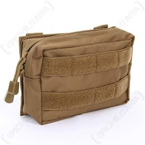 Mil-Tec Tactical Pouch 1 Mil-Tec MOLLE Belt Pouch Small Dark Coyote