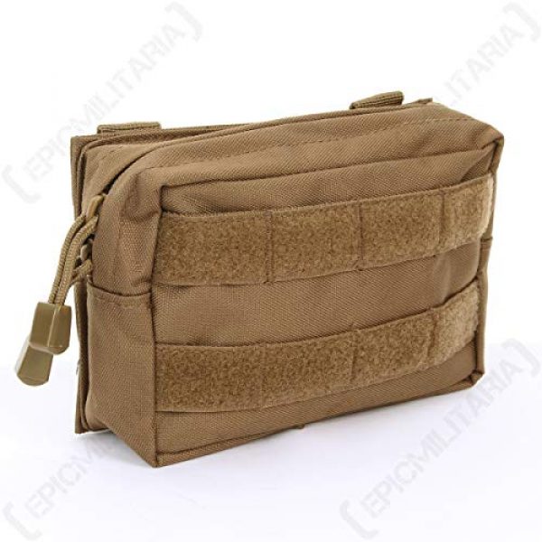 Mil-Tec Tactical Pouch 1 Mil-Tec MOLLE Belt Pouch Small Dark Coyote