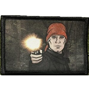 RedheadedTshirts Airsoft Morale Patch 1 Archer Rampage Morale Patch. Perfect for Your Tactical Military Army Gear, Backpack, Operator Baseball Cap, Plate Carrier or Vest. 2x3" Hook and Loop Patch. Made in The USA