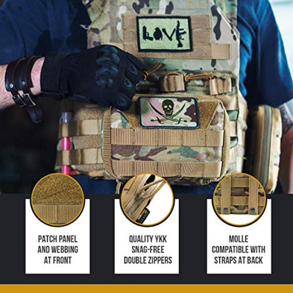 OneTigris Tactical Pouch 6 OneTigris Tactical MOLLE Pouch & Double Open-top Mag Pouch (Multicam)