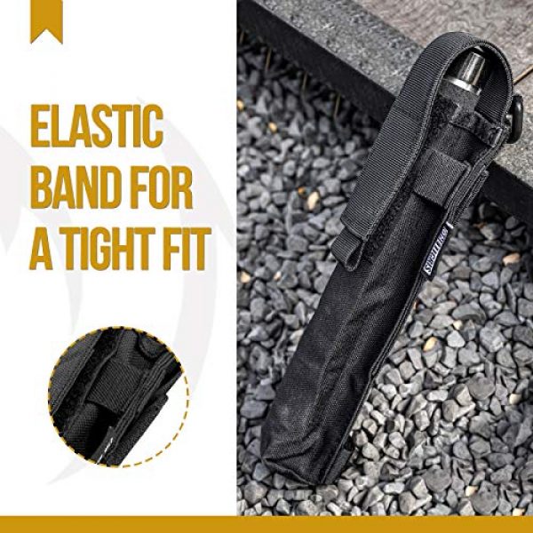 OneTigris Tactical Pouch 6 OneTigris X-Sheath Multiuse Tool Pouch Holster with Adjustable Capacity for Holding Flashlight, Folding Knife, Baton, Hammer