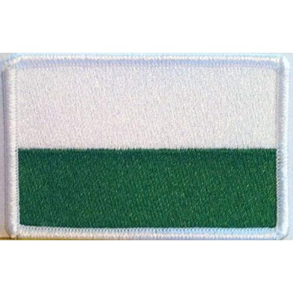 Fast Service Designs Airsoft Morale Patch 1 Medellin Colombia Flag Patch with Hook & Loop Travel Morale Patriotic Colombian Shoulder Emblem White Version #963