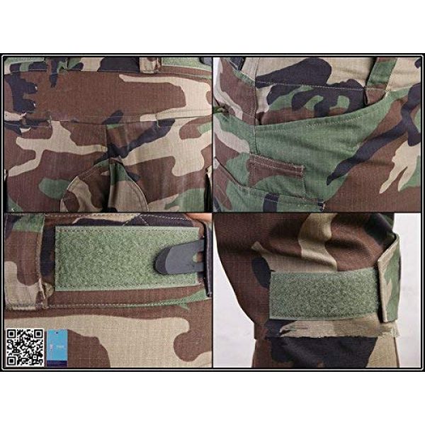 Paintball Equipment Tactical Pant 5 Paintball Equipment Men Airsoft Hunting Combat BDU Pants Gen3 Tactical Pants with Knee Pad Woodland