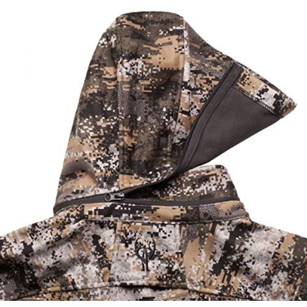 Huntworth Tactical Shirt 6 Huntworth Men's Mid Weight Windproof Soft Shell Jacket (Hood)|Disruption Camo