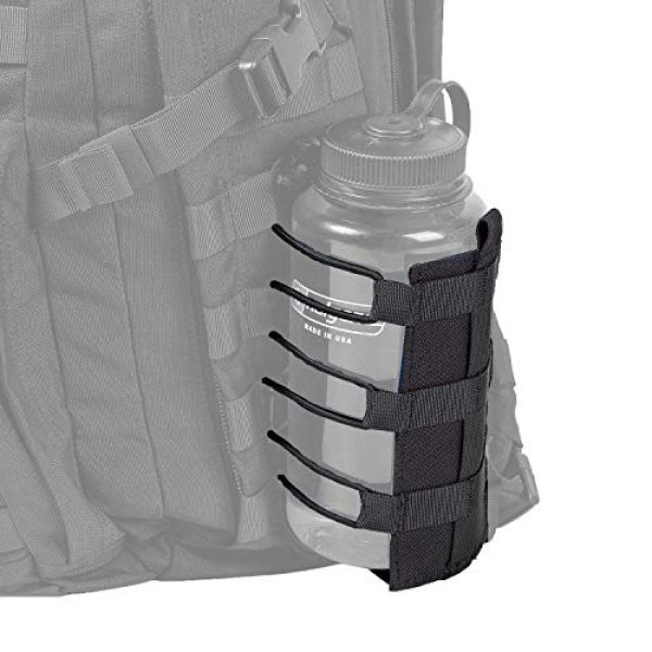 OneTigris Tactical Pouch 2 OneTigris ROC Minimalist Adjustable Bottle Holster MOLLE Panel Gear Holder Universal Fit 600ml to 1000ml Water Bottle