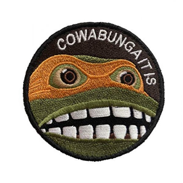 AwesomePatches Airsoft Morale Patch 2 Premium Iron-on Embroidery Decorative Sew-on Patches Appliqu© for Backpack Jeans Jackets Shirts Garments, 3 Inch