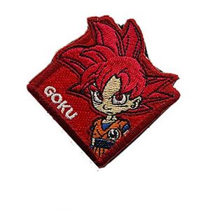Embroidery Patch Airsoft Morale Patch 1 Dragon Ball Z Goku Military Hook Loop Tactics Morale Embroidered Patch