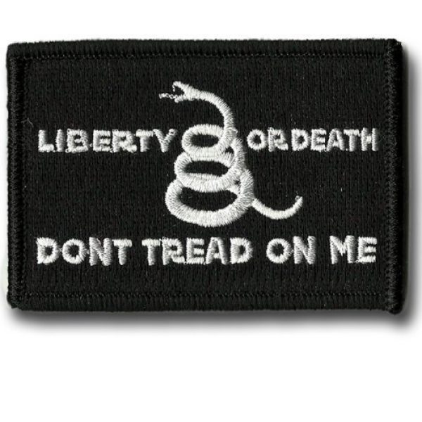 Gadsden and Culpeper Airsoft Morale Patch 1 Culpeper Don't Tread On Me Tactical Patch - Black