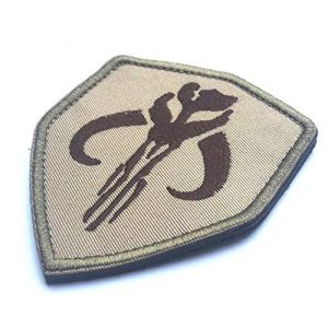 Embroidered Patch Airsoft Morale Patch 1 Star Wars Boba Fett Mandalorian 3D Tactical Patch Military Embroidered Morale Tags Badge Embroidered Patch DIY Applique Shoulder Patch Embroidery Gift Patch