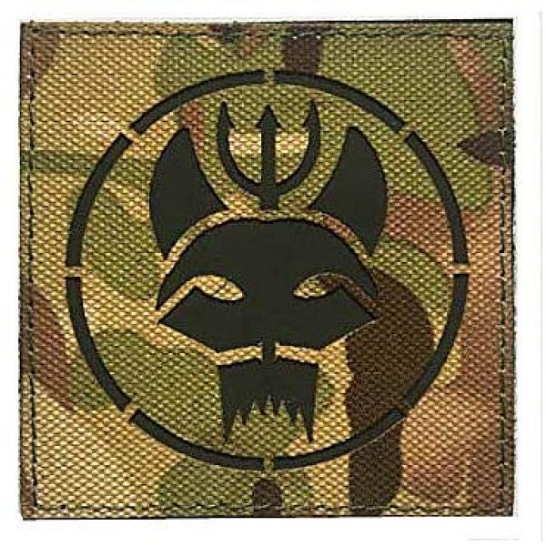 Embroidery Patch Airsoft Morale Patch 3 3 Pieces US Seal Team DEVGRU Military Hook Loop Tactics Morale Reflective IR Patch (color4)
