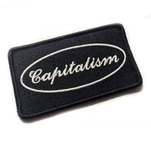 Empire Tactical USA Airsoft Morale Patch 1 Capitalism 3.5" x 2" Embroidered Morale Patch (Hook Loop Back)
