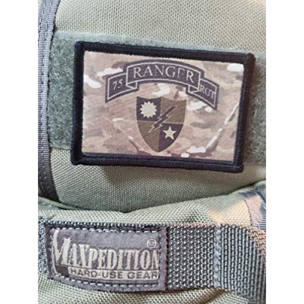 RedheadedTshirts Airsoft Morale Patch 2 Subdued 75th Ranger Batallion Morale Patch Tactical Military. 2x3" Hook and Loop Made in The USA Perfect for Your Rucksack, Pack Bag, Molle Gear, Operator hat or Cap!