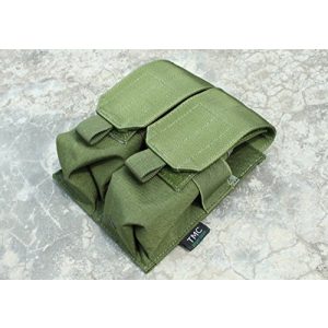 TMC Tactical Pouch 1 TMC Tactical Airsoft Gaming EAG Dual M4 Pouch (OD)
