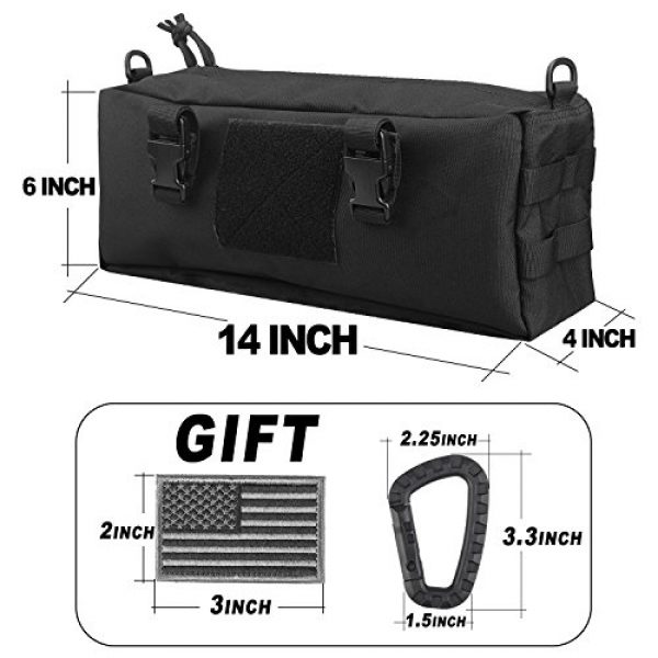 AMYIPO Tactical Pouch 2 AMYIPO Tactical Pouch Multi-Purpose Large Capacity Increment Pouch Short Trips Bag