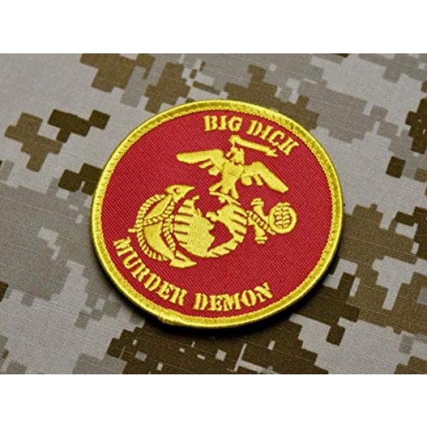 BritKitUSA Airsoft Morale Patch 1 BritKitUSA USMC Big Dick Murder Demon Morale Patch DTOM Battle Marine Corps Semper Fi Hook