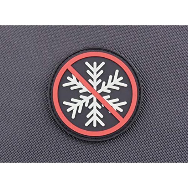 BritKitUSA Airsoft Morale Patch 1 BritKitUSA 3D PVC No Snowflakes Allowed GITD Morale Patch Glow Generation Snowflake Trigger