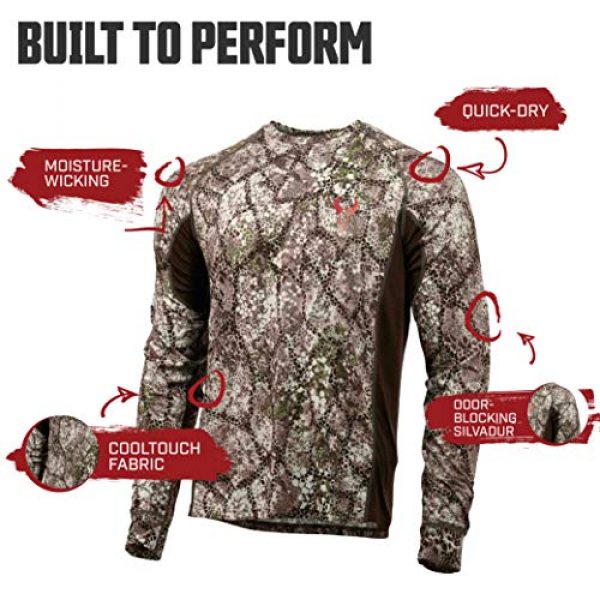 Badlands Tactical Shirt 3 Badlands Algus Long Sleeve Crew with Cooltouch Technology