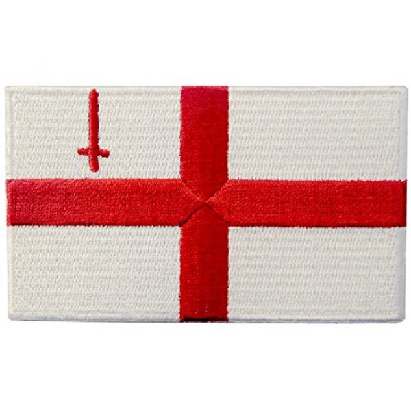 EmbTao Airsoft Morale Patch 1 London City Flag Patch Embroidered Applique Iron On Sew On Emblem
