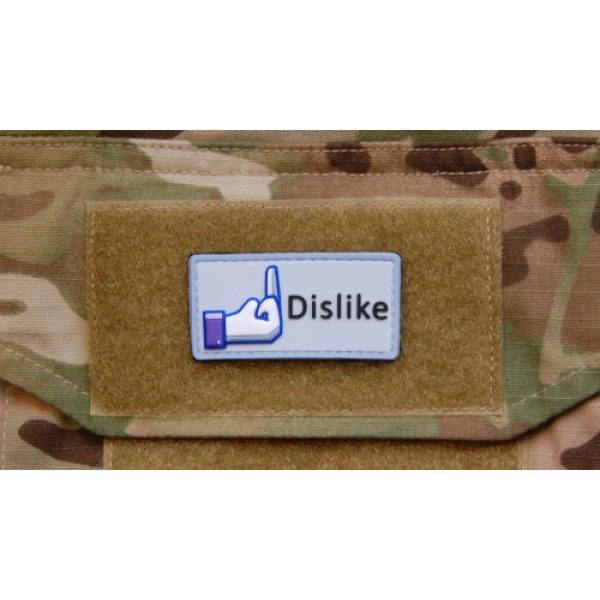 Britkit Airsoft Morale Patch 2 3d PVC Facebook Dislike Morale Patch Army Military