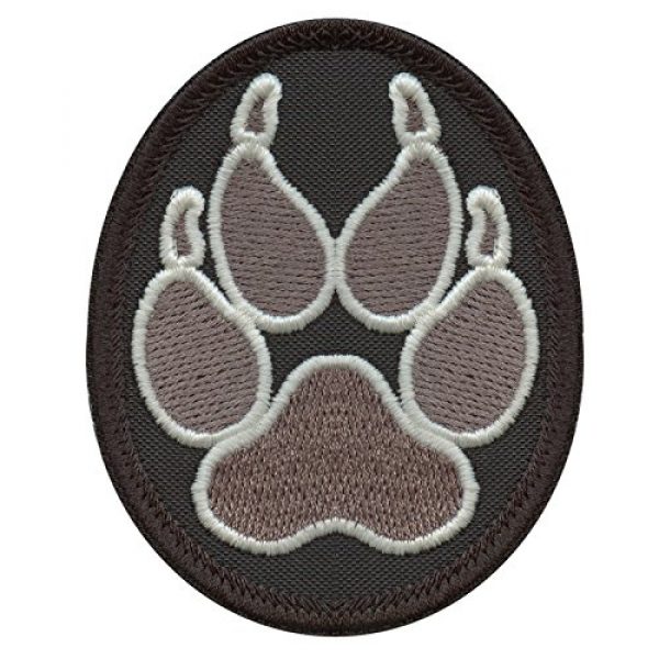 LEGEEON Airsoft Morale Patch 1 LEGEEON ACU Subdued K-9 Paw K9 Handler Dogs of War Morale Army Gear Embroidery Hook&Loop Patch