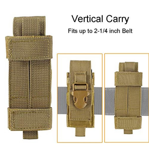Depring Tactical Pouch 5 Depring Tactical Single Sheath Holster Utility Tool Holder Case Horizontal Vertical Pistol Mag Pouch