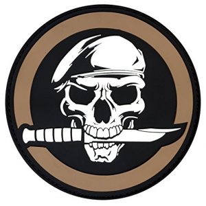 Rothco Airsoft Morale Patch 1 Rothco PVC Military Skull & Knife Morale Patch