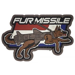 MilSpec Monkey Airsoft Morale Patch 1 Mil-Spec Monkey Fur Missile PVC Morale Patch (Full Color)