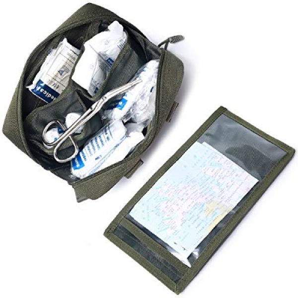 Azarxis Tactical Pouch 6 Azarxis Tactical MOLLE Rip-Away EMT Medical First Aid IFAK Blowout Pouch Trauma Bag