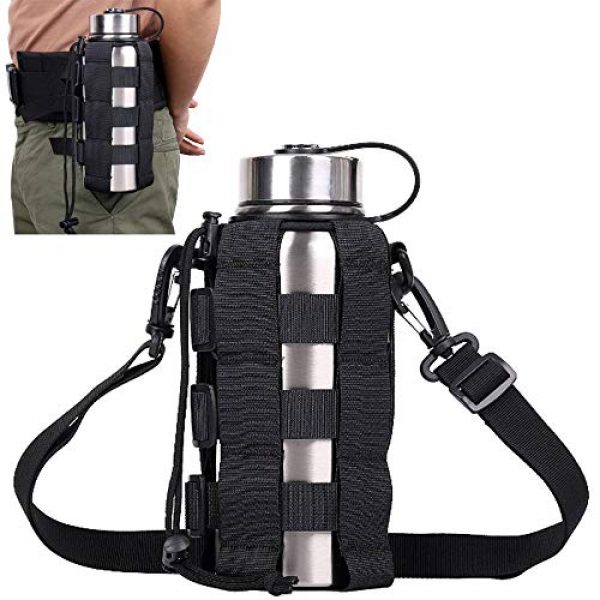 ATBP Tactical Pouch 1 ATBP Tactical Water Bottle Pouch Holder Military Hydration Carrier Waist Fanny Pack for Molle Backpack Vest Bike Bottle Cage Bag