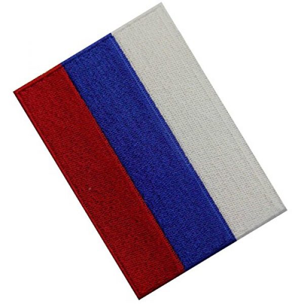 EmbTao Airsoft Morale Patch 4 Russia Flag Embroidered Emblem Russian Federation Iron On Sew On National Patch