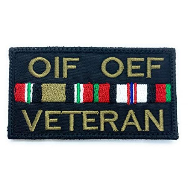Almost SGT Airsoft Morale Patch 1 OIF OEF Veteran - Funny Tactical Military Morale Embroidered Patch Hook Backing