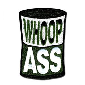 BASTION Airsoft Morale Patch 1 BASTION Morale Patches (Can of Whoopaxx, Green) | 3D Embroidered Patches with Hook & Loop Fastener Backing, Well-Made Clean Stitching Military Patches Ideal for Tactical Bag, Hats & Vest