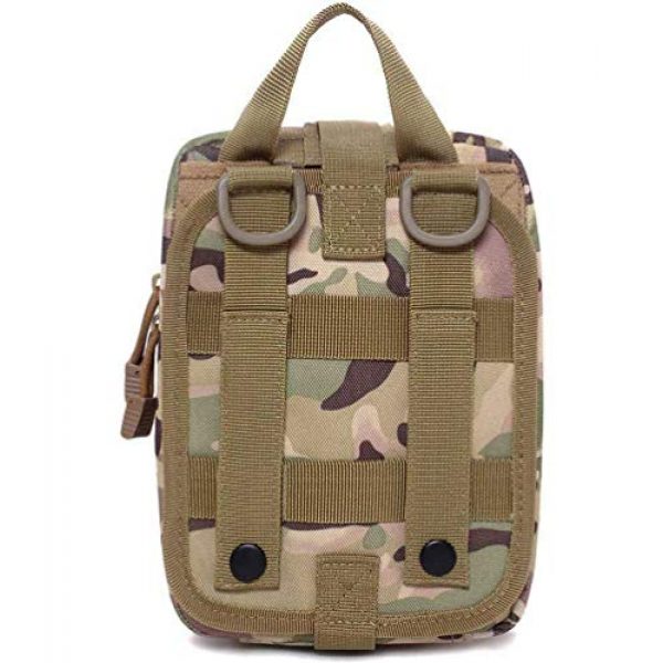 VIIDOO Tactical Pouch 5 VIIDOO Medical Pouch Molle Ifak Pouch Rip Away,Tactical EMT First Aid Bag Empty Multicam Military Med Rip-Away Tactical Pouches Only