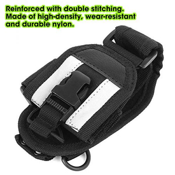 DAUERHAFT Tactical Pouch 7 DAUERHAFT Outdoor Sports Camouflage Bags Double Stitching Reinforced Intercom Storage Bag,Suitable for Outdoor Use