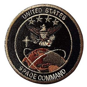 Tactical Embroidery Patch Airsoft Morale Patch 1 Space Command Tactical Embroidery Patch Hook & Loop Morale Patch Military Patch for Clothing Accessory Backpack Armband