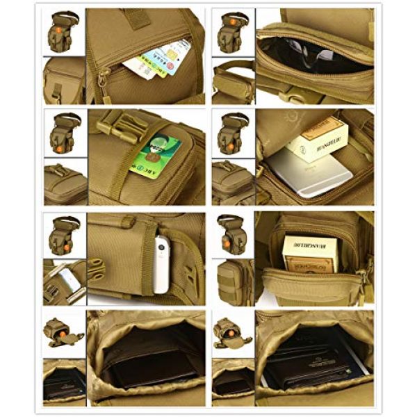 Protector Plus Tactical Pouch 6 Protector Plus Tactical Drop Leg Bag Military Fanny Tool Thigh Pack MOLLE Panel Utility Pouch Cross Over Leg Rig Versipack