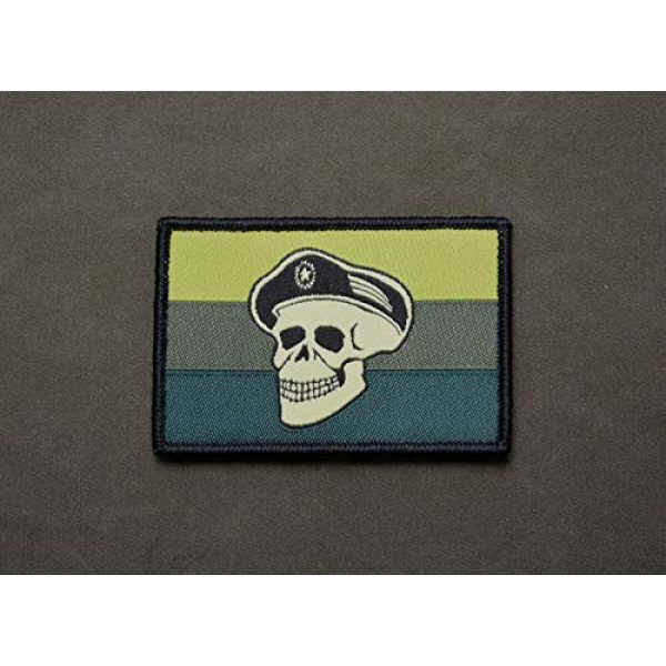 BritKitUSA Airsoft Morale Patch 2 BritKitUSA Subdued Spetsnaz Skull Russian Flag Morale Patch Rushing Russians Milsim West