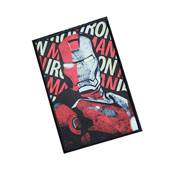 Fine Print Patch Airsoft Morale Patch 2 Iron Man Marvel Comics Military Hook Loop Tactics Morale Patch