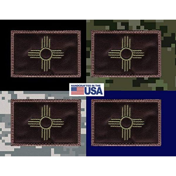 Tactical Patch Works Airsoft Morale Patch 3 New Mexico Zia Symbol State Flag Patch