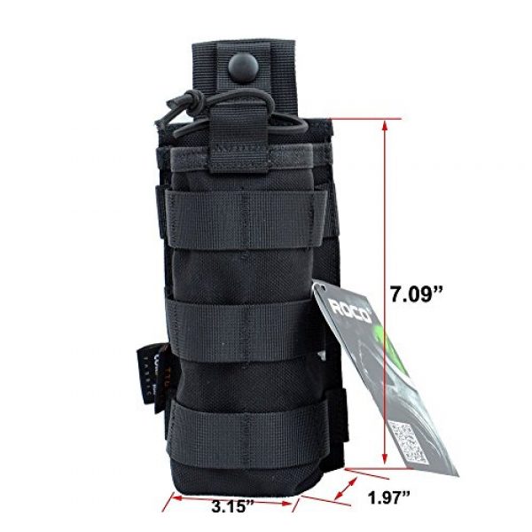 LytHarvest Tactical Pouch 2 LytHarvest Tactical Universal Radio Holster/Molle Radio Pouch Holder Military Molle Radio Case for Baofeng Motorola Midland CB Walkie Talkies Compatible with 5.11 Bags