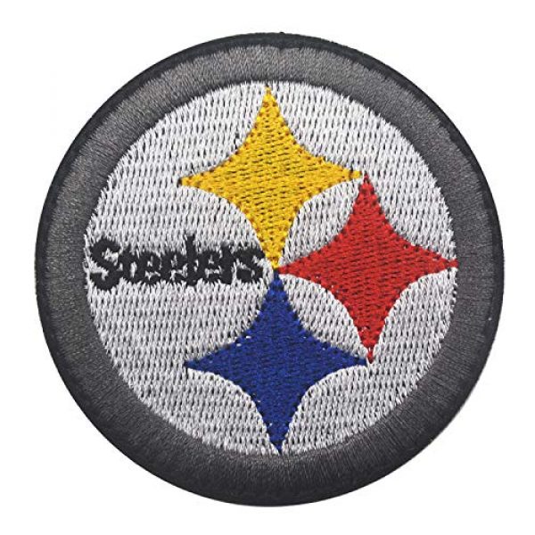 ODSP Airsoft Morale Patch 5 Football Team Logo Patches Embroidered Tactical Military Morale Patch with Hook and Loop Fasteners Backing Emblem Badge 5PCS
