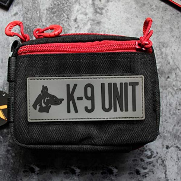 Morton Home Airsoft Morale Patch 4 Morton Home K-9 Unit 3D PVC Rubber Tactical Morale Badge Patches
