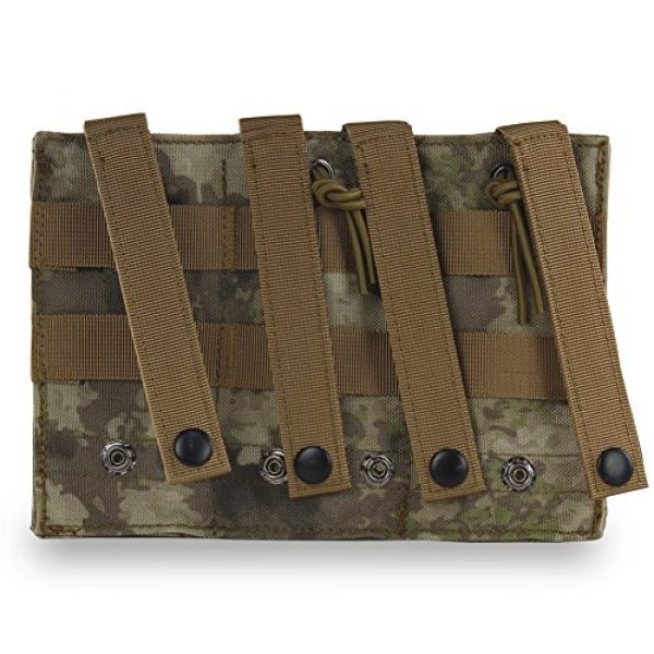 OAREA Tactical Pouch 5 Oarea WoSporT Molle Triple Open Top Mag Pouch Tactical Vest Accessory Storage Bag