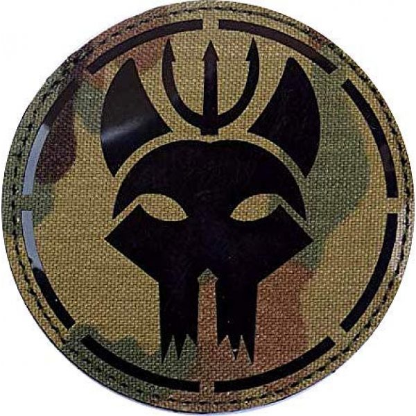 Embroidery Patch Airsoft Morale Patch 1 US Seal Team DEVGRU Military Hook Loop Tactics Morale Reflective IR Patch (color2)