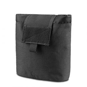 AMYIPO Tactical Pouch 1 AMYIPO Folding Tactical Molle Drawstring Magazine Dump Pouch, Military Adjustable Belt Utility Hip Holster Bag Outdoor Mag Pouch