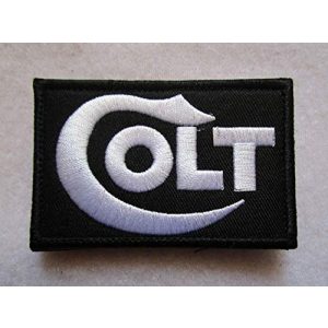 Embroidered Patch Airsoft Morale Patch 1 Colt Pistols Guns Rifles Shotguns Firearms 3D Tactical Patch Military Embroidered Morale Tags Badge Embroidered Patch DIY Applique Shoulder Patch Embroidery Gift Patch