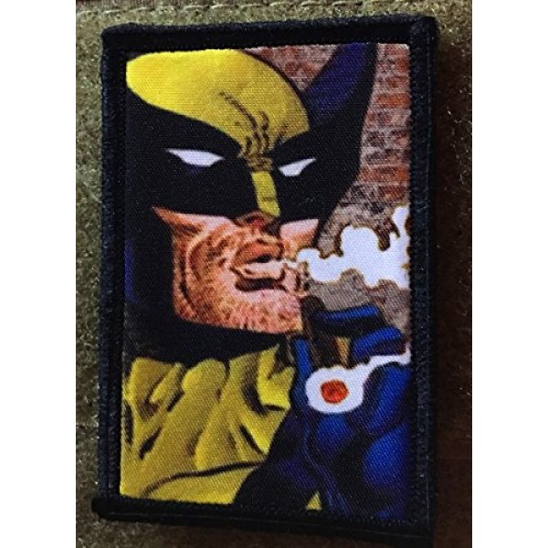 RedheadedTshirts Airsoft Morale Patch 2 Wolverine Cigar Morale Patch. Perfect for your Tactical Military Army Gear, Backpack, Operator Baseball Cap, Plate Carrier or Vest. 2x3" Hook and Loop Patch. Made in the USA